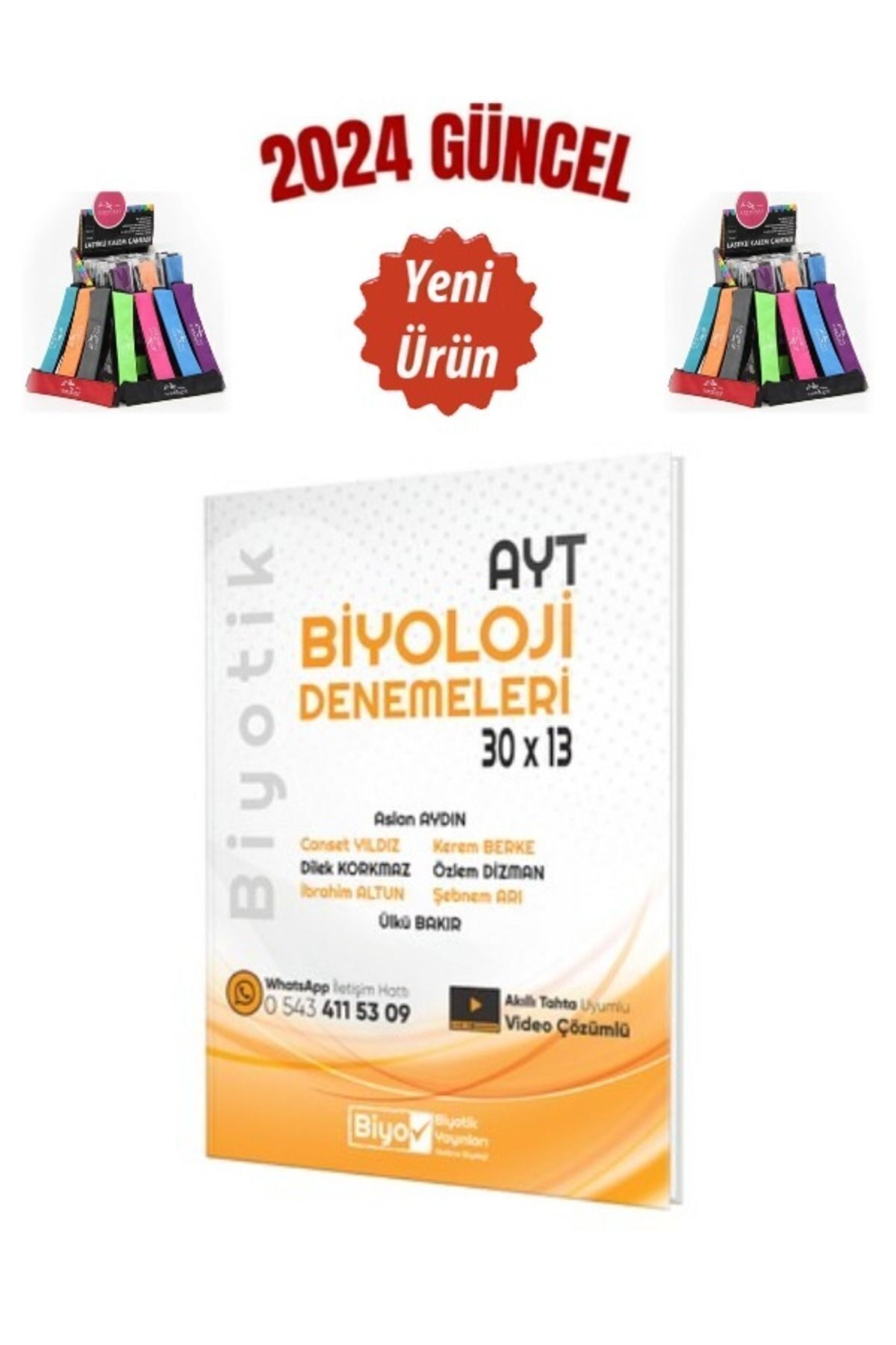 Güncel AYT Biyoloji Biyotik 30 x 13 Denemeleri+Cambridge Kalemlik
