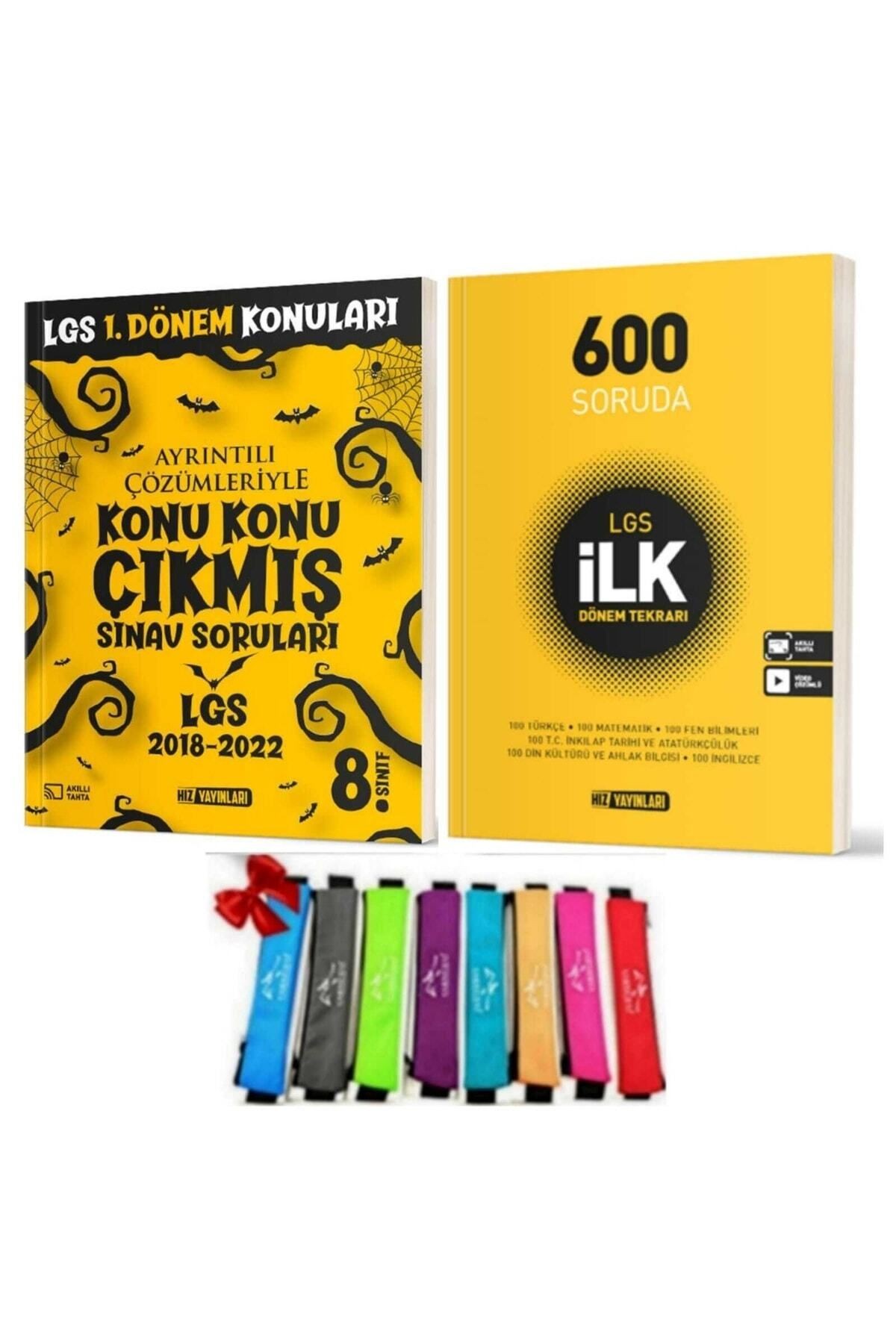 Hız 8.sınıf 1.dönem Lgs Çıkmış Sorular Ve 1.dönem 600 Soruda Tekrar Kitabı (kalemlik)
