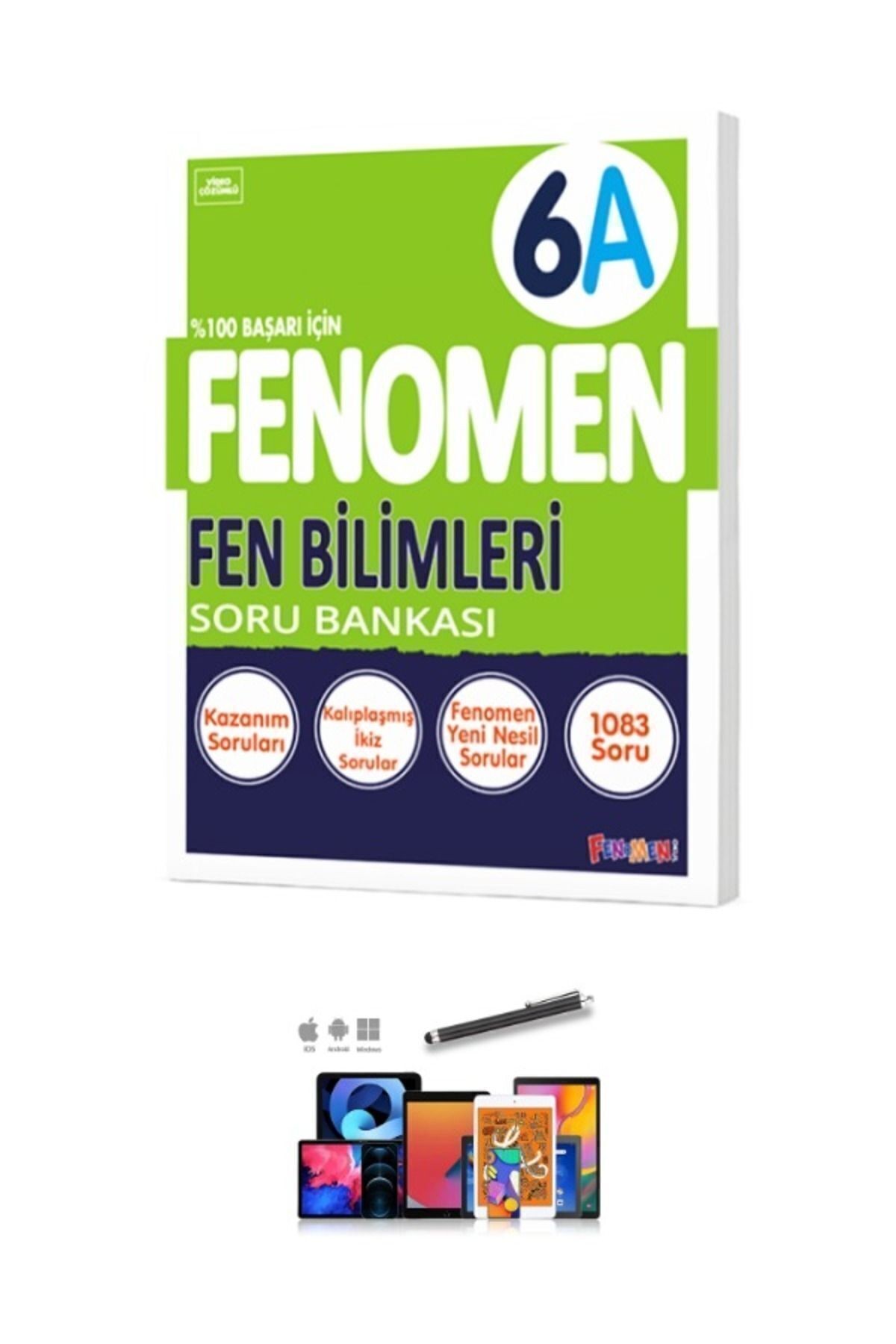 2024 Güncel 6.Sınıf Fen 6A (Yeni Nesil 1083 Soru )Soru Bankası+Kalem