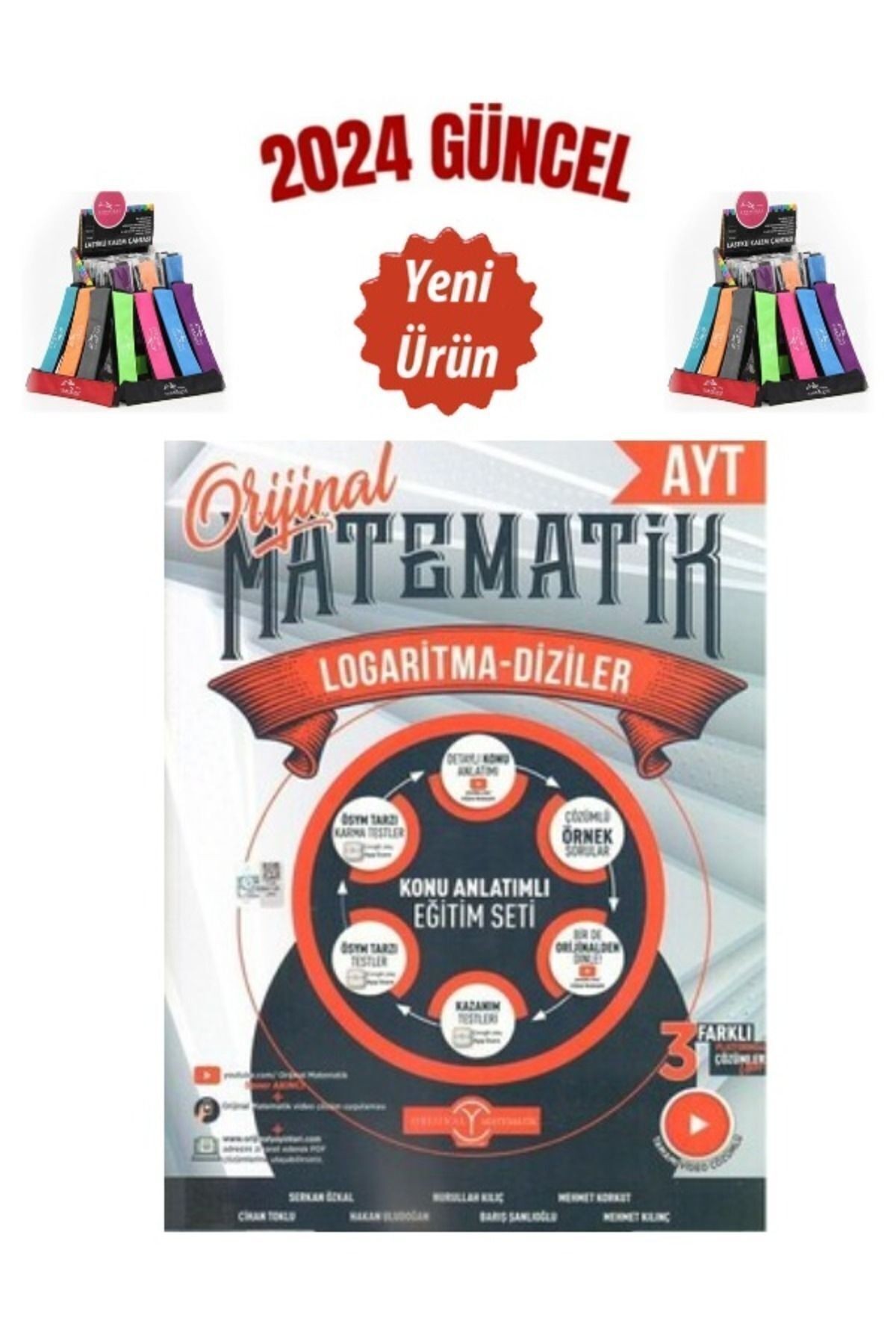 Güncel 2024 AYT Matematik Logaritma Diziler Konu Anlatımlı+Cambridge Kalemlik