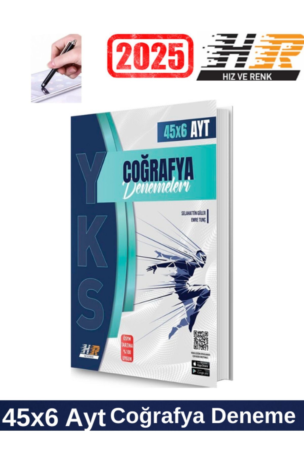 2025 AYT Coğrafya 45 x 6 Denemeleri+Android Kalem