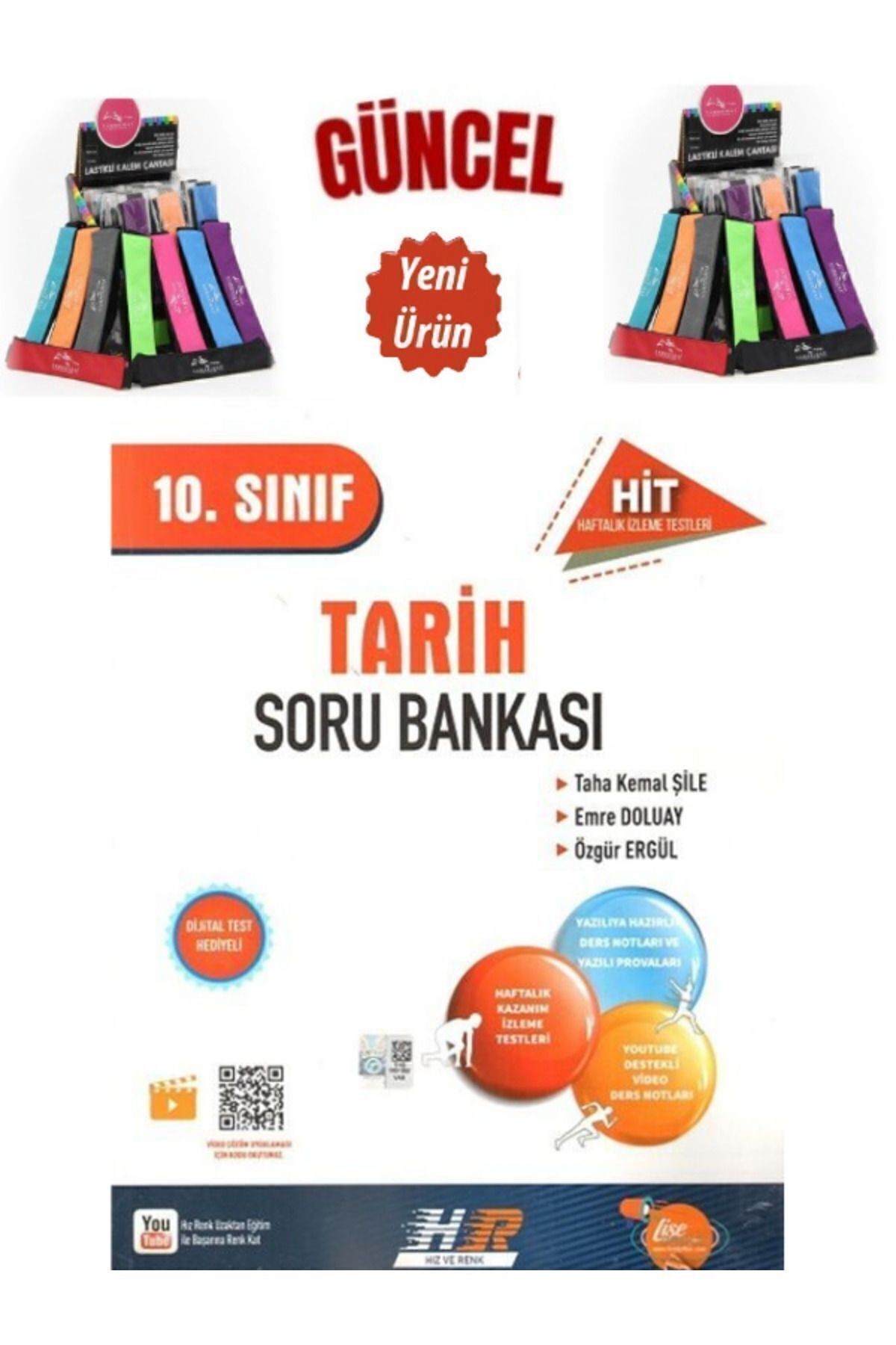 Güncel 10.Sınıf Tarih HİT Video Çözümlü Soru Bankası+Cambridge Kalemlik