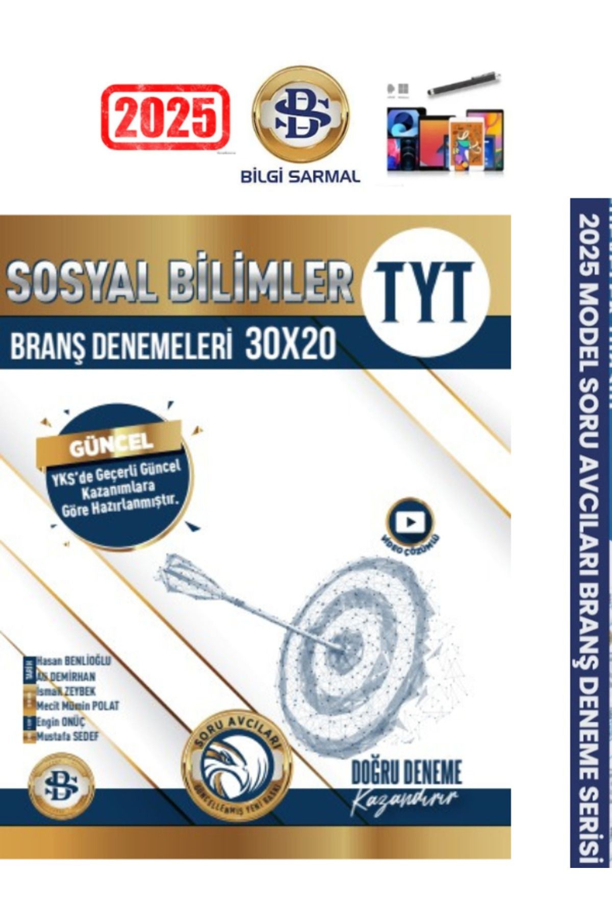 2024-2025 Tyt Sosyal Bilimler 30x20 (600 Soru) Soru Avcısı Branş Denemesi+Android Kalem