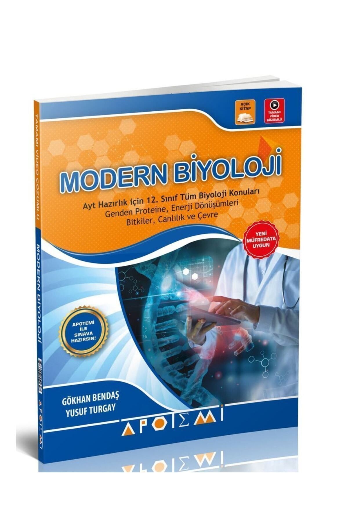 Modern Biyoloji Video Çözümlü Konu Anlatımlı Soru Bankası 2024 Güncel Müfredat+dokunmatik Kalem