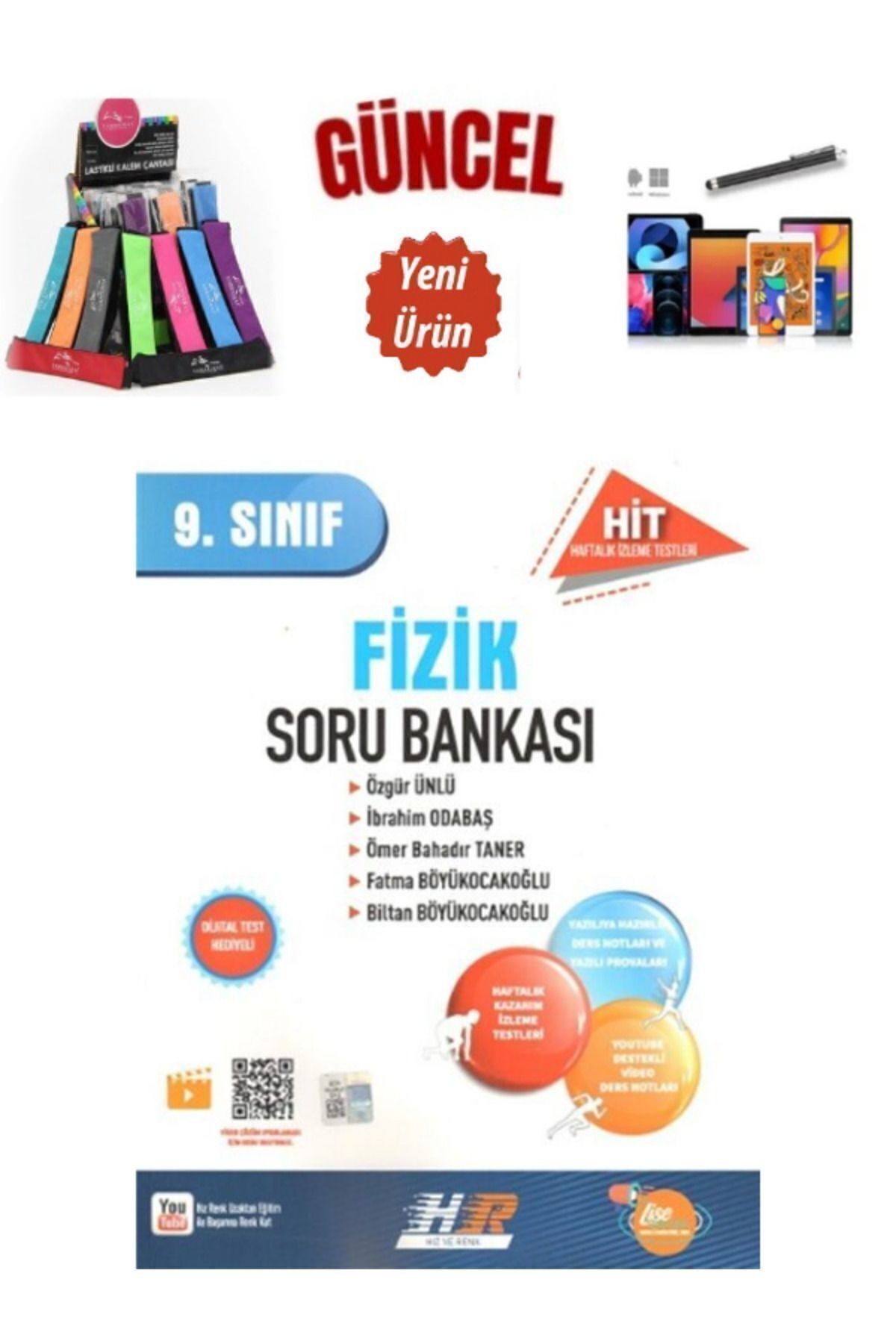 Güncel 9.Sınıf Fizik HİT Video Çözümlü Soru Bankası+Cambridge Kalemlik