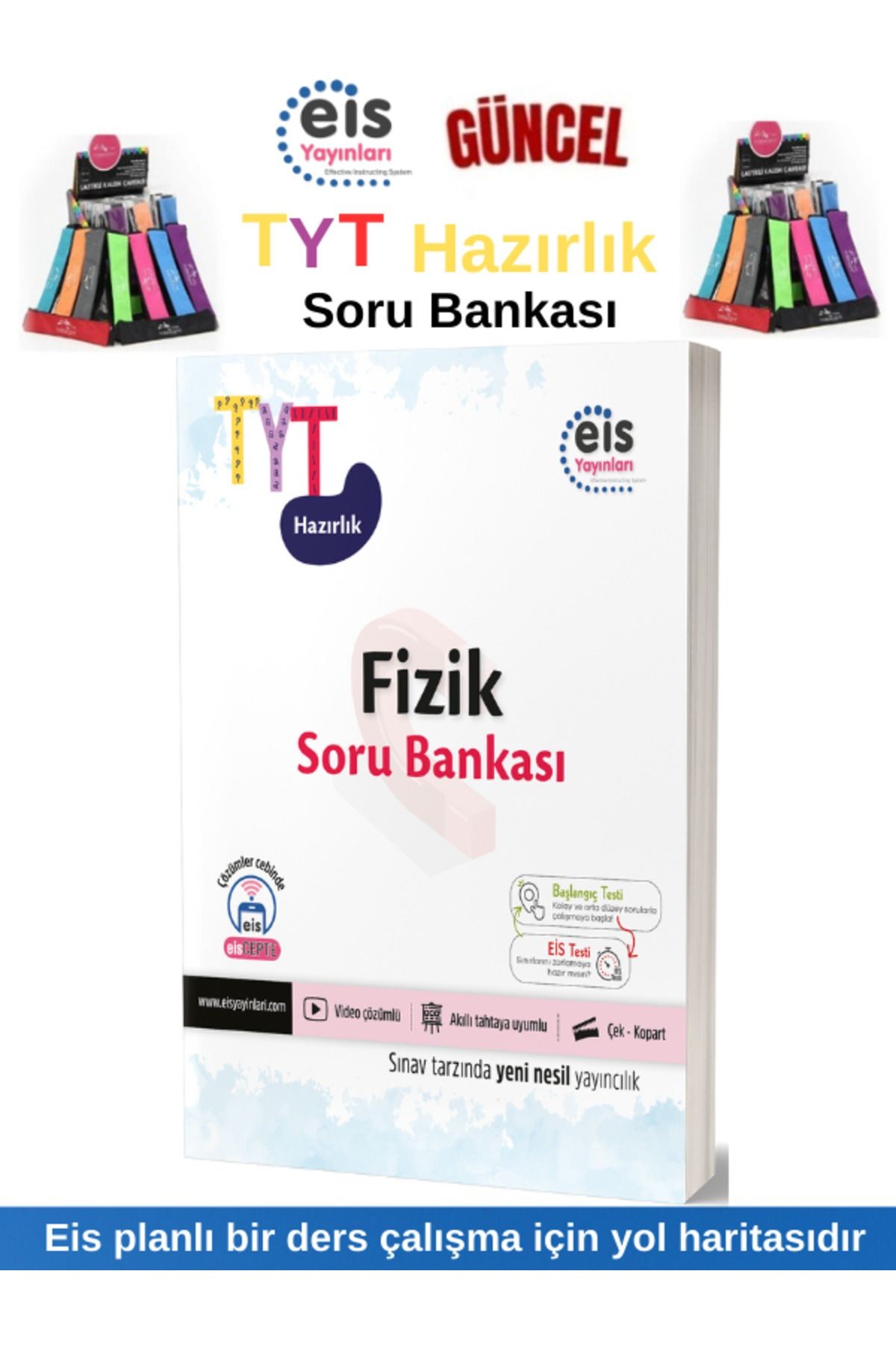 Eis Yayınları Güncel Tyt Hazırlık Fizik  Video Çözümlü Soru Bankası +Kalemlik