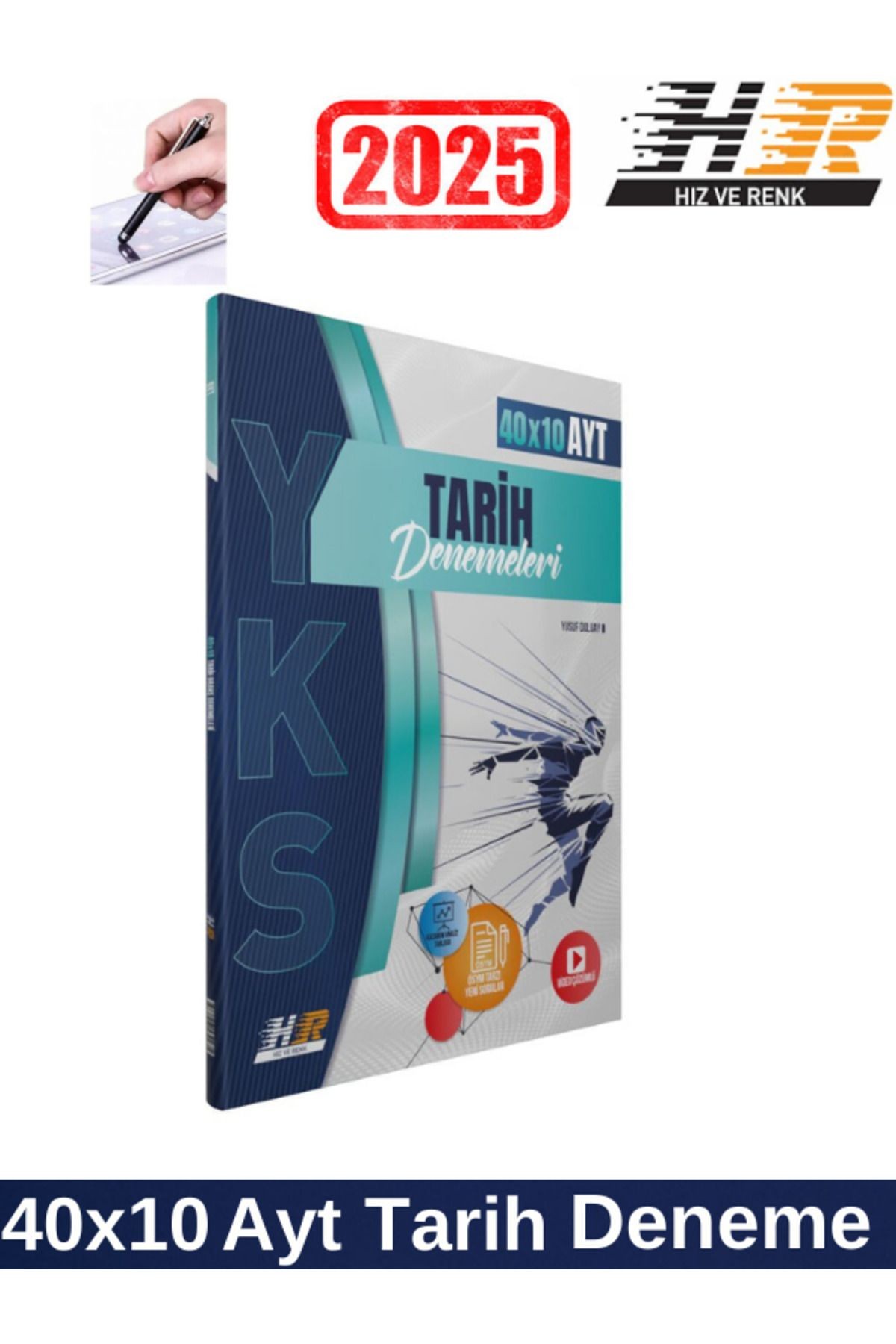 2025 AYT Tarih 40 x 10 Denemeleri+Android Kalem