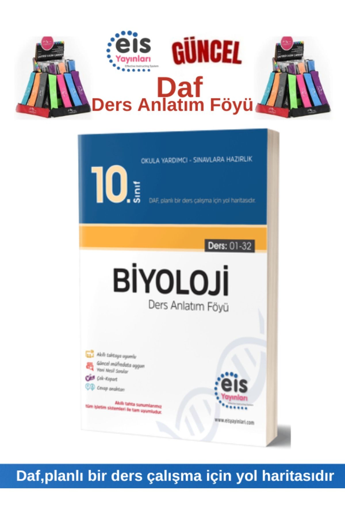 Eis Yayınları Güncel 10.sınıf Biyoloji Daf Ders Anlatım Föyü Kalemlik (KONU ANLATIMLI SORU BANKASI)
