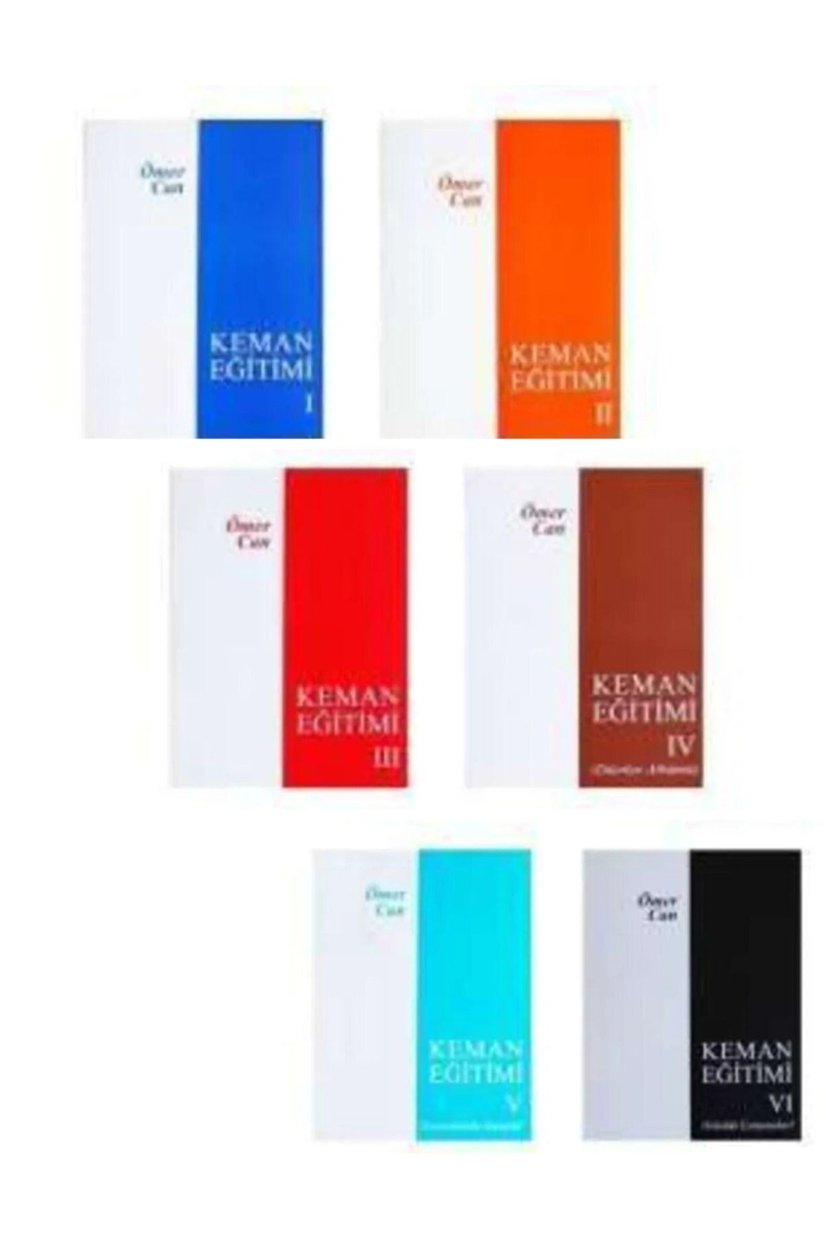 Ömer Can Keman Eğitimi 6 Kitap (SET) - Ömercan Keman Metodu(SON BASKI)