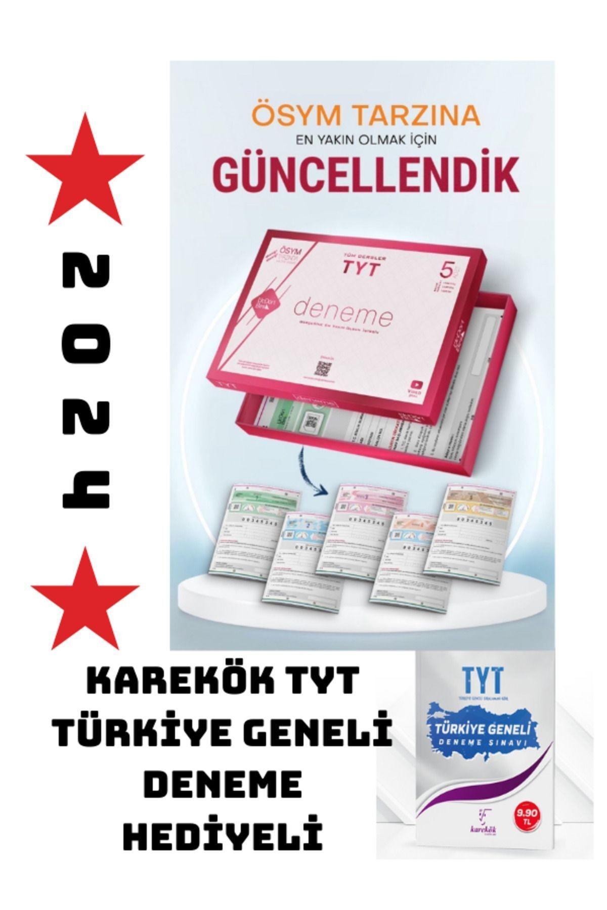 2024 345 ÜÇDÖRTBEŞ TYT GENEL KUTULU 6 DENEME