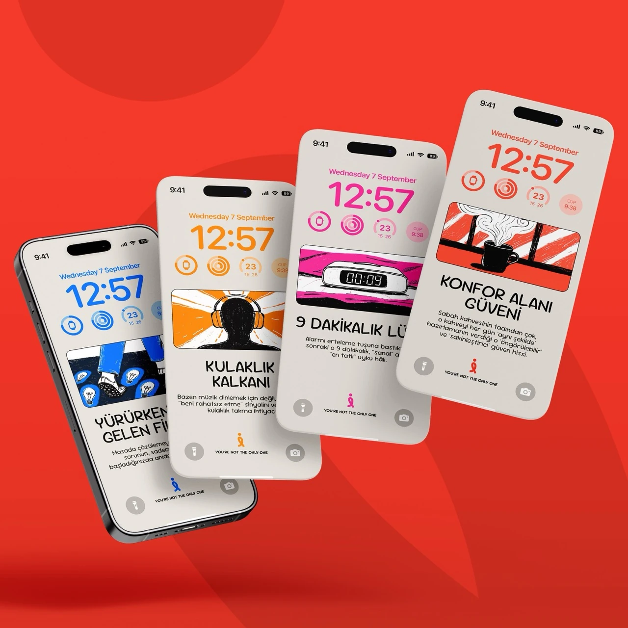 Günlük Ritüeller - Telefon Duvar Kağıdı - 10'lu Paket