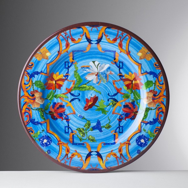 Pancale Turkuaz Servis Tabağı 27 Cm