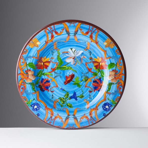 Pancale Turkuaz Tatlı Tabağı 23 Cm