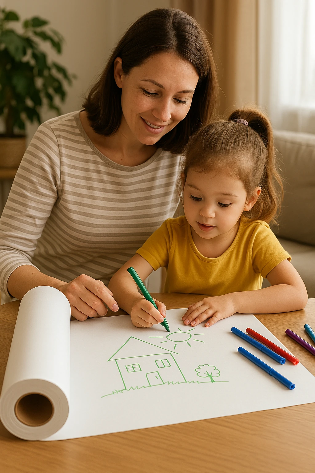 Paketleme Ve Yazı Rulo Beyaz Kağıt 40 Metre