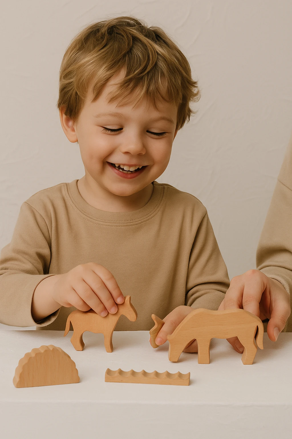 Ahşap Oyuncak At Çiftliği