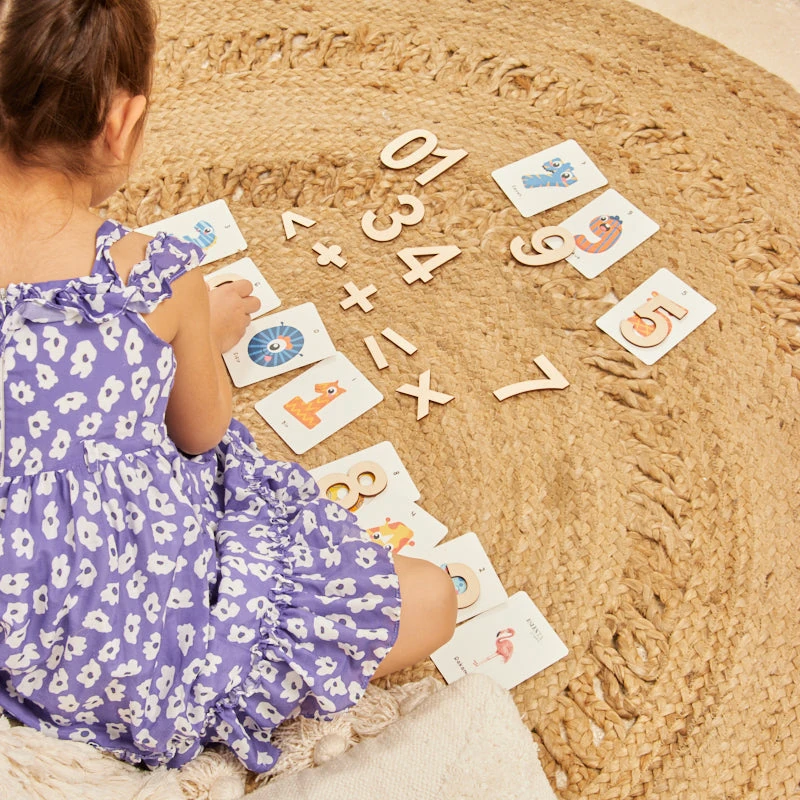 Ahşap Rakamlar & Matematik Sembolleri