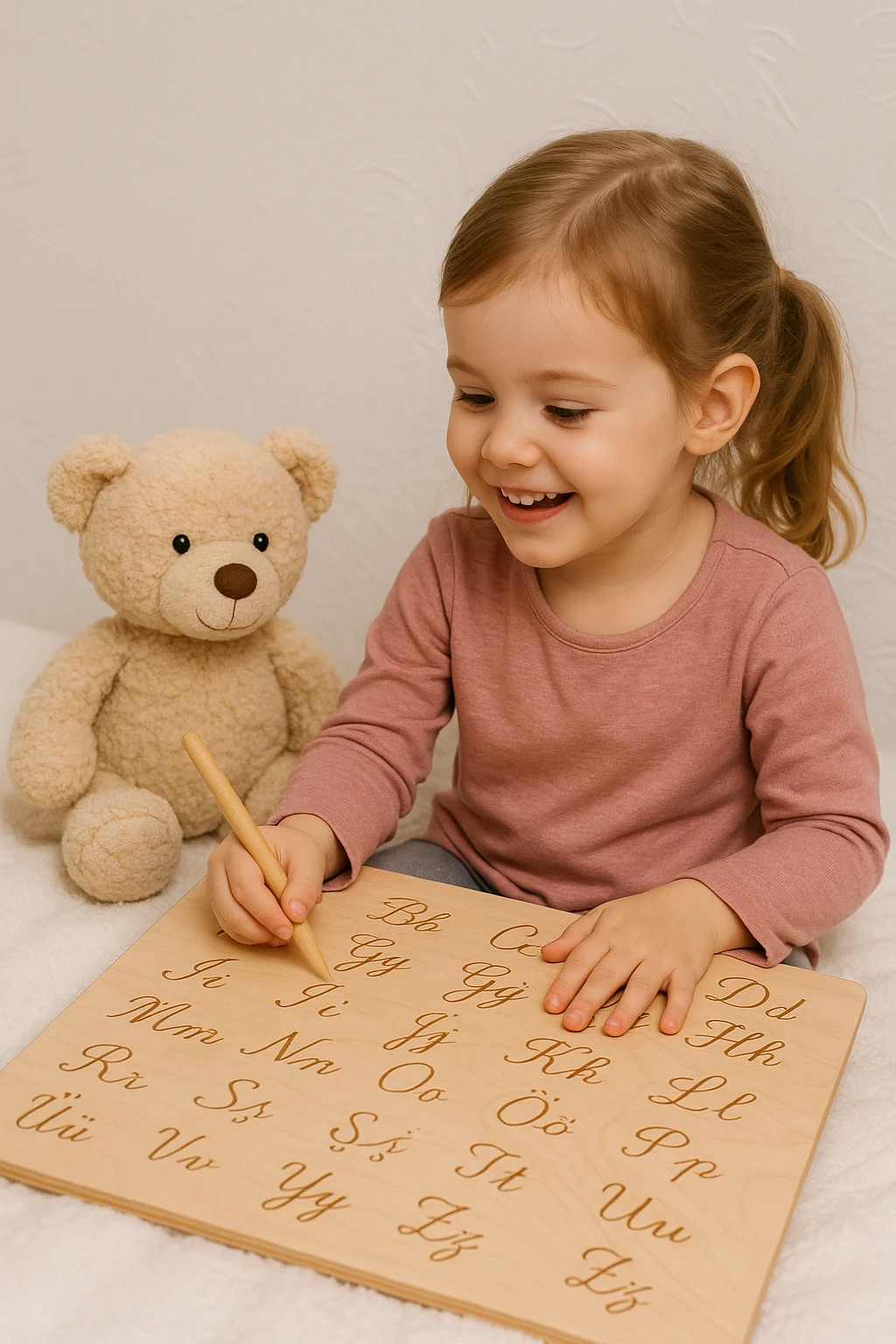 Ahşap Klasik El Yazı Panosu