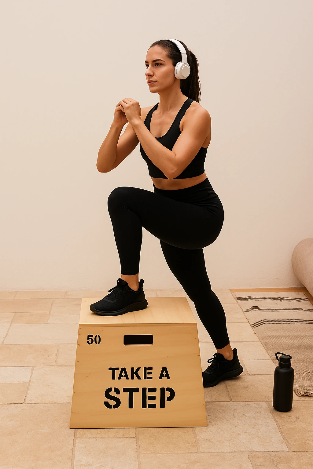 50cm Ahşap Pliometrik Atlama & Kondisyon Kutusu