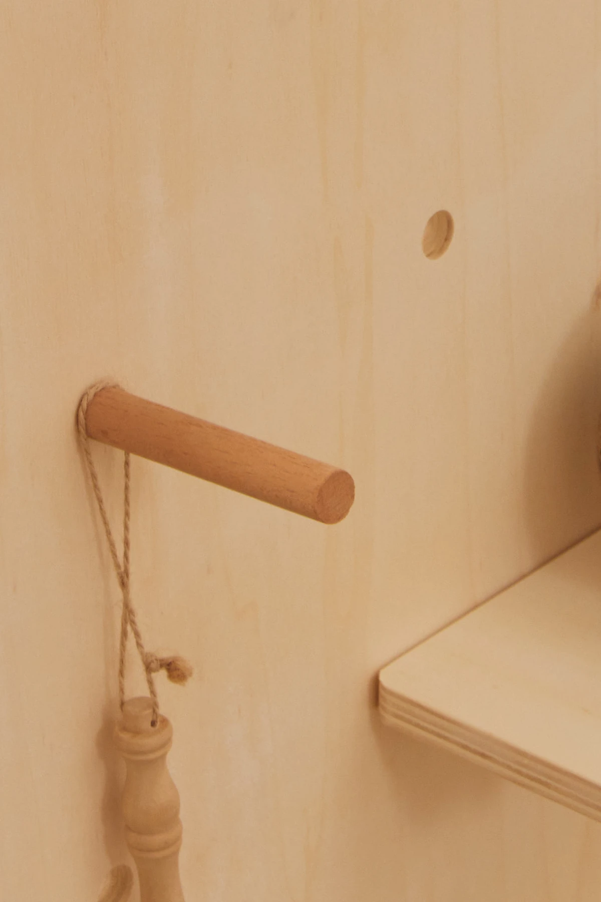 Paravan & Panolar İçin Ahşap Çubuk