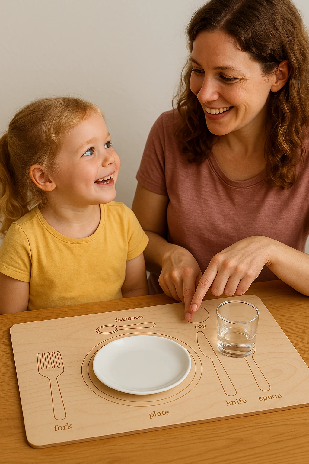 Ahşap Masa Servis Altlığı