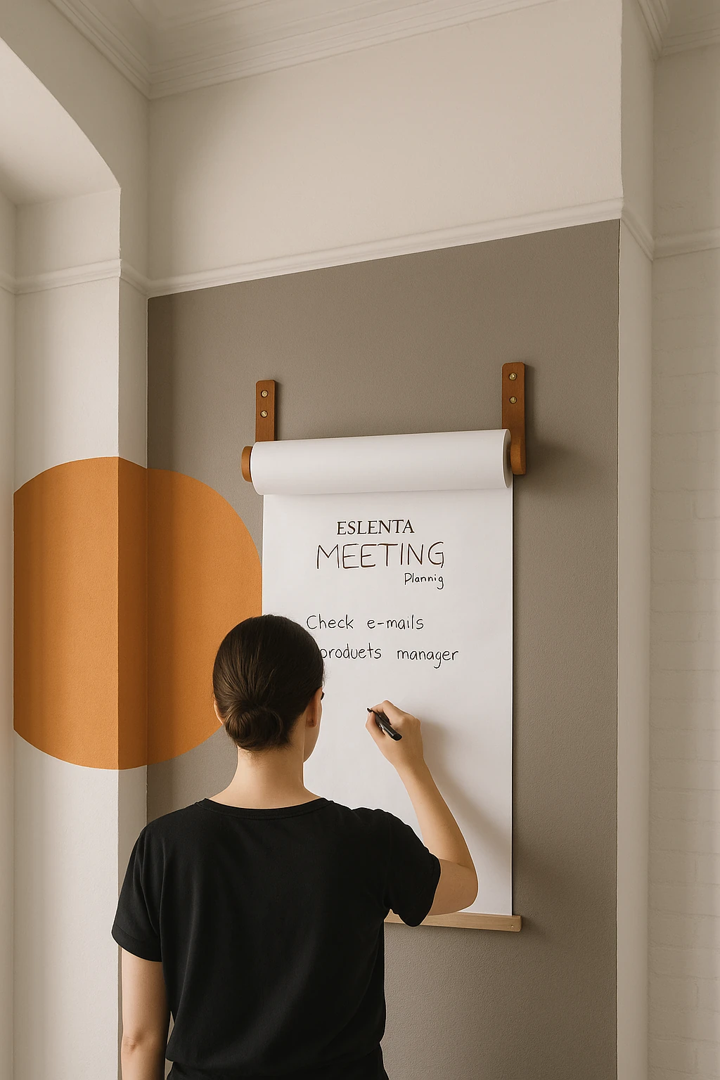 50cm Duvara Monte Beyaz Rulo Kağıt