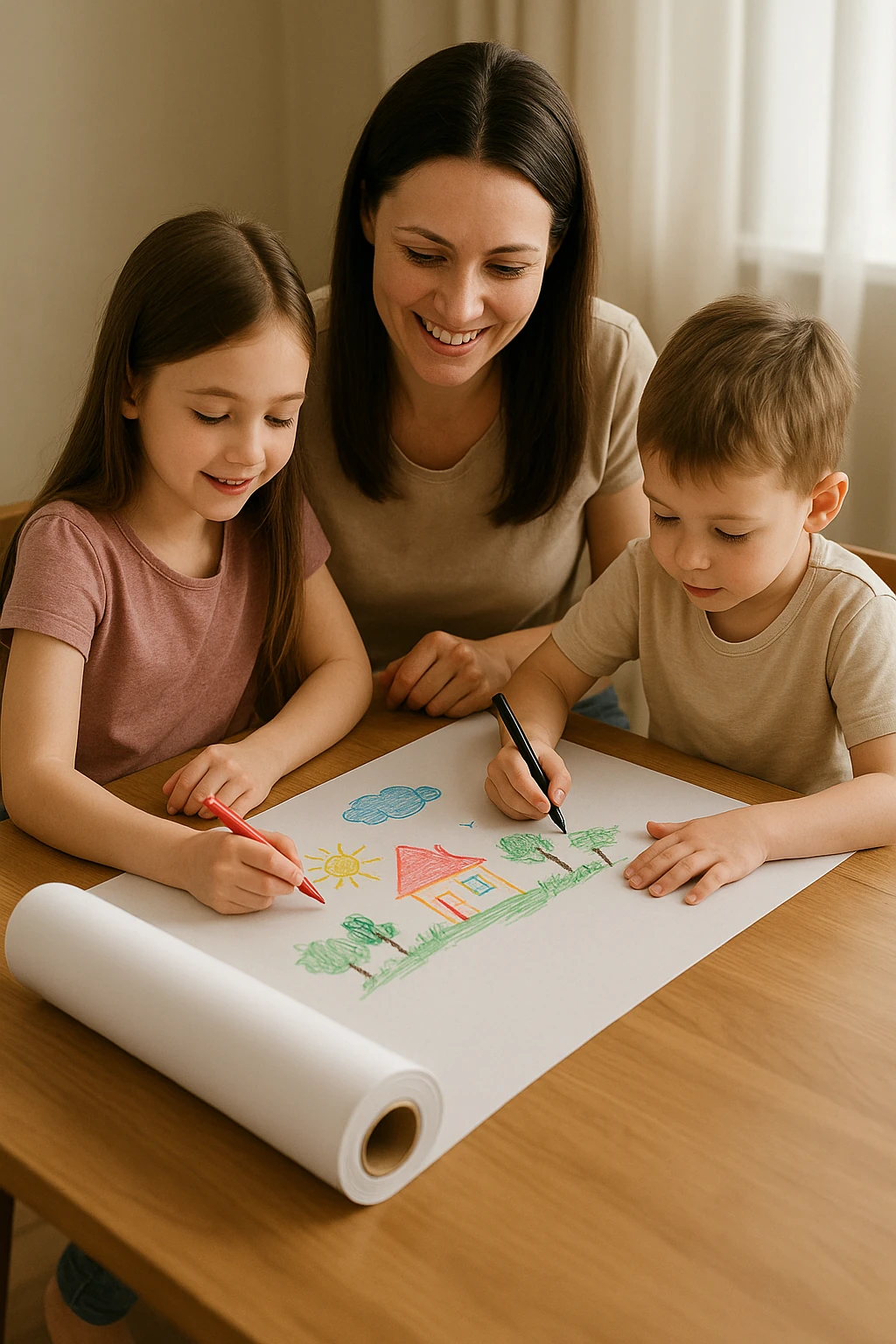 50cmX10metre Rulo Boyama ve Resim Kağıdı, Sanat ve El İşi Kağıdı