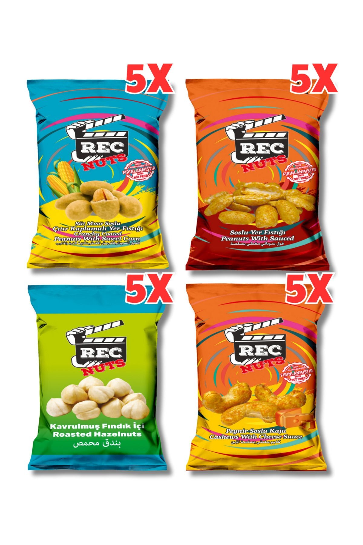 Fırınlanmış Sağlıklı Ekonomik Karışık Kuruyemiş 800 gr Atıştırmalık