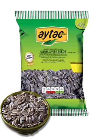 Aytac Kavrulmuş Tuzlu Siyah Ayçekirdeği 150g