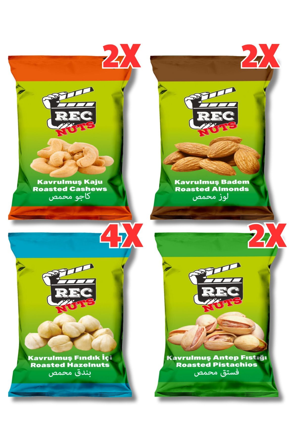 Karışık Kuruyemiş 40 gr X 10 Adet ( 400 gr ) Sağlıklı Atıştırmalık
