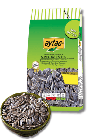 Aytac Kavrulmuş Tuzlu Siyah Ayçekirdeği 70g