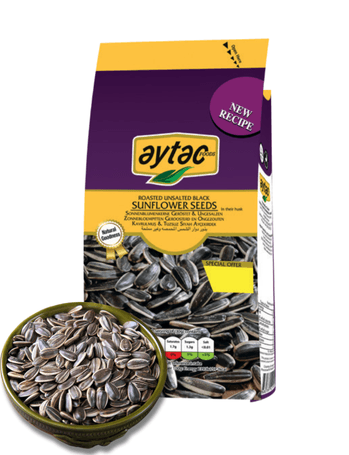 Aytac Kavrulmuş Tuzsuz Siyah Ayçekirdeği 250g