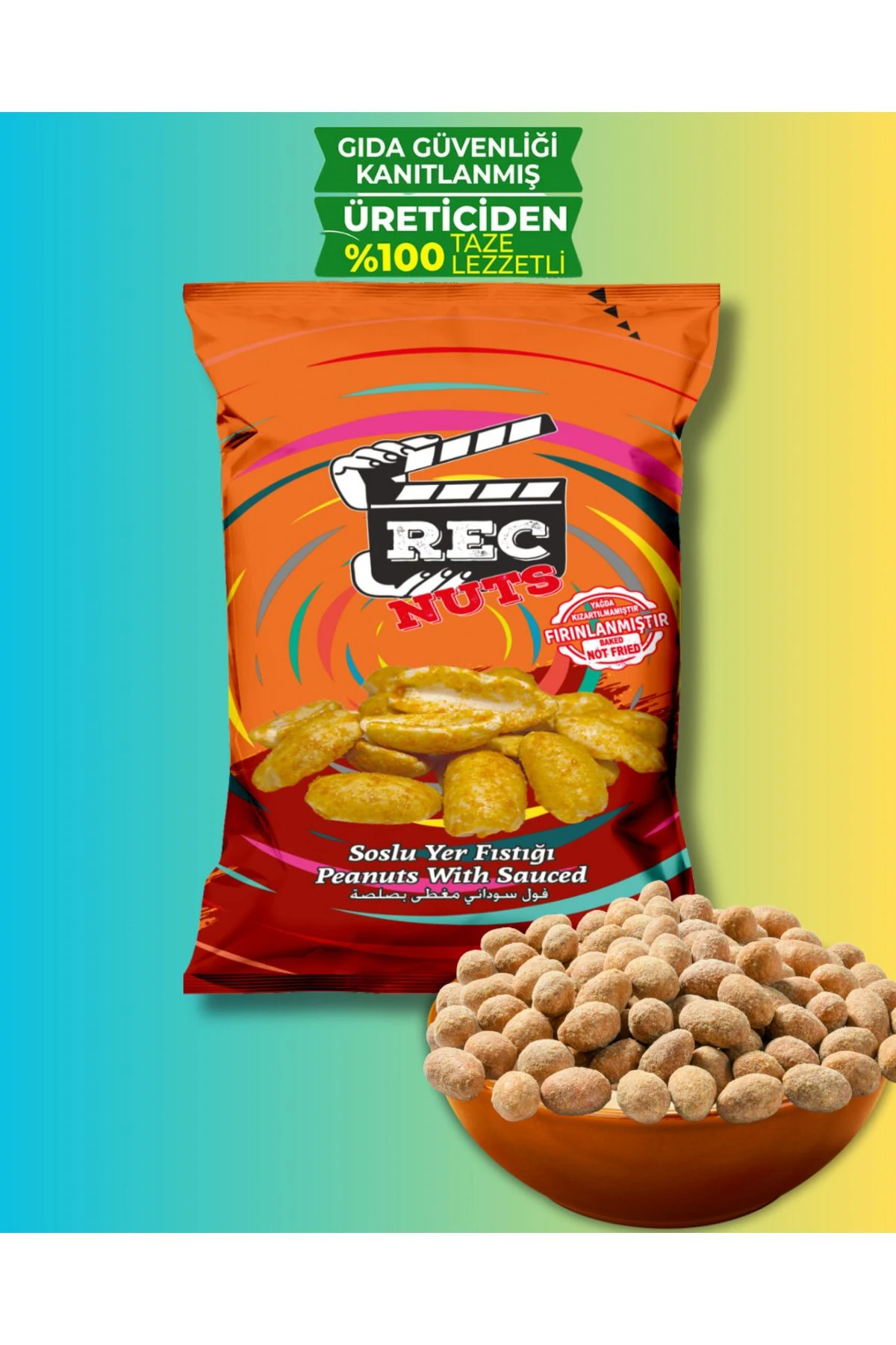 Lüx Soslu Fırınlanmış Sağlıklı Atıştırmalık Karışık Kuruyemiş 6 Adet