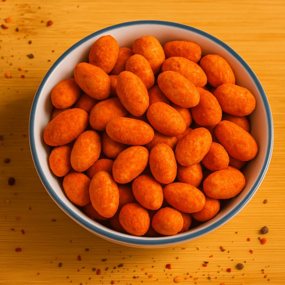 Nacho Soslu Çıtır Kaplamalı Fırınlanmış Yer Fıstığı 40gr X 5 Adet Atıştırmalık