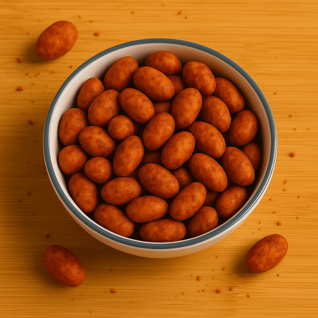 Acı Soslu Çıtır Kaplamalı Fırınlanmış Yer Fıstığı 40 gr X 5 Adet