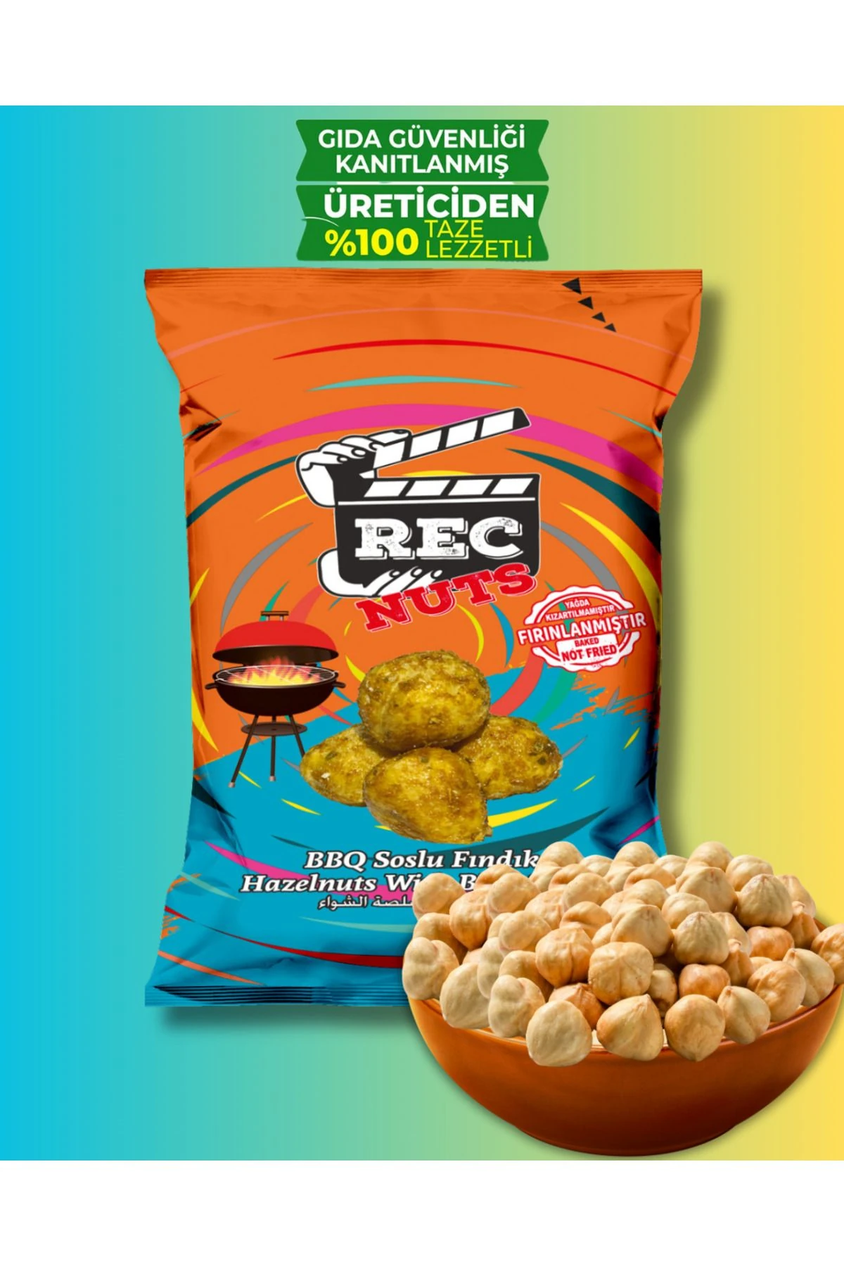 Lüx Soslu Fırınlanmış Sağlıklı Atıştırmalık Karışık Kuruyemiş 6 Adet