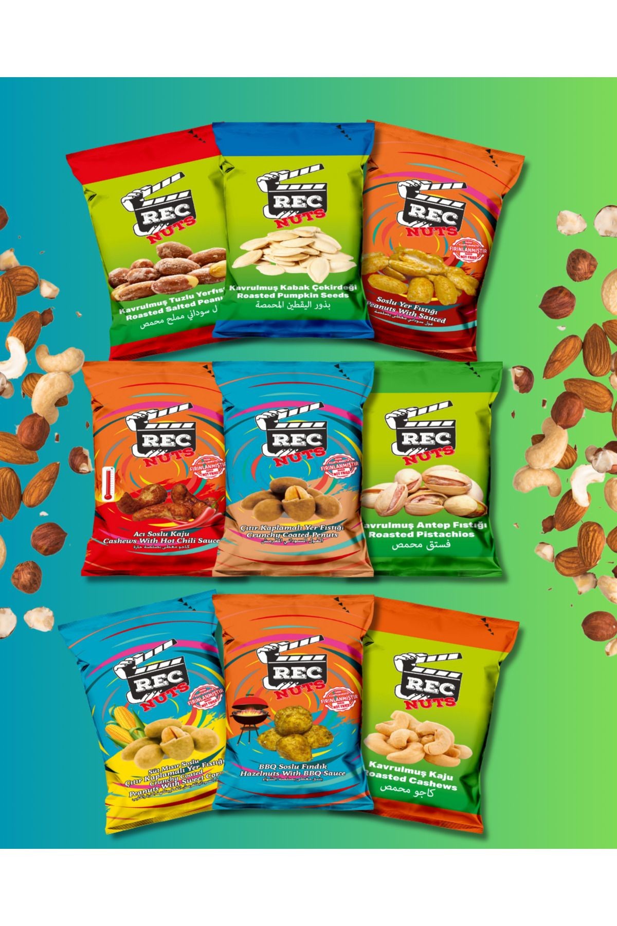 Lezzeti Keşfet Lüx Paket 1080 gr - 27 Paket Fırınlanmış Doğal Sağlıklı Atıştırmalık