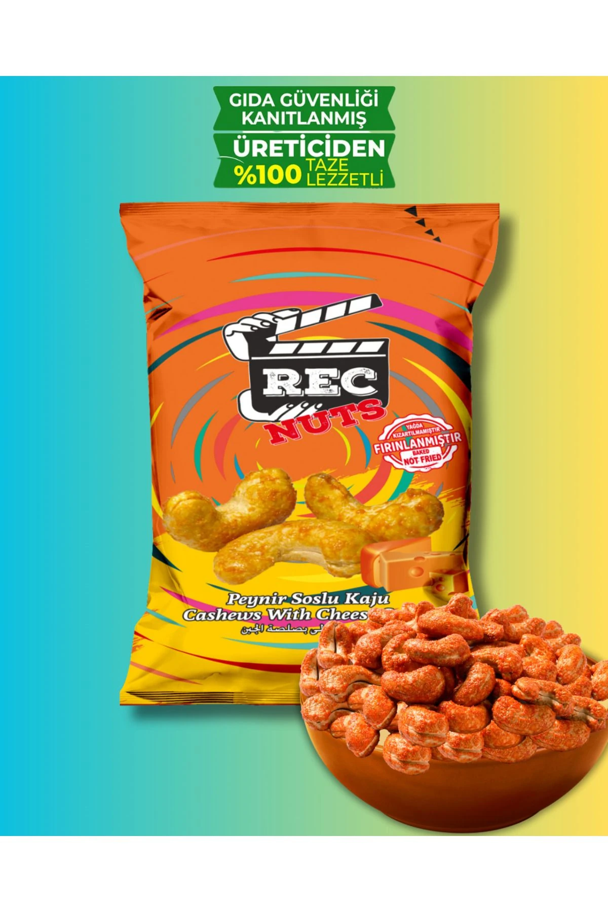 Lüx Soslu Fırınlanmış Sağlıklı Atıştırmalık Karışık Kuruyemiş 6 Adet