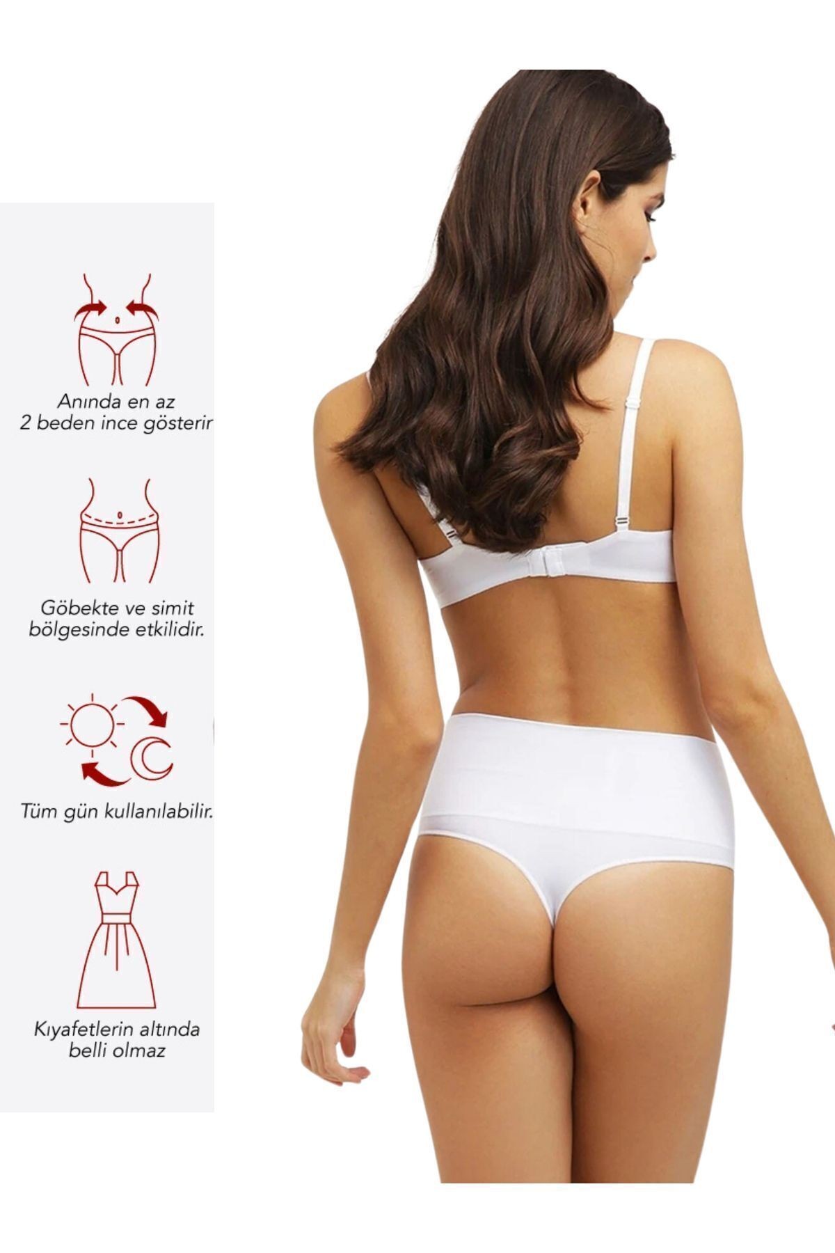 Kadın Normal Bel String Korse Dikişsiz Fit Rahim Toparlayıcı İnceltici Popo Külot Women