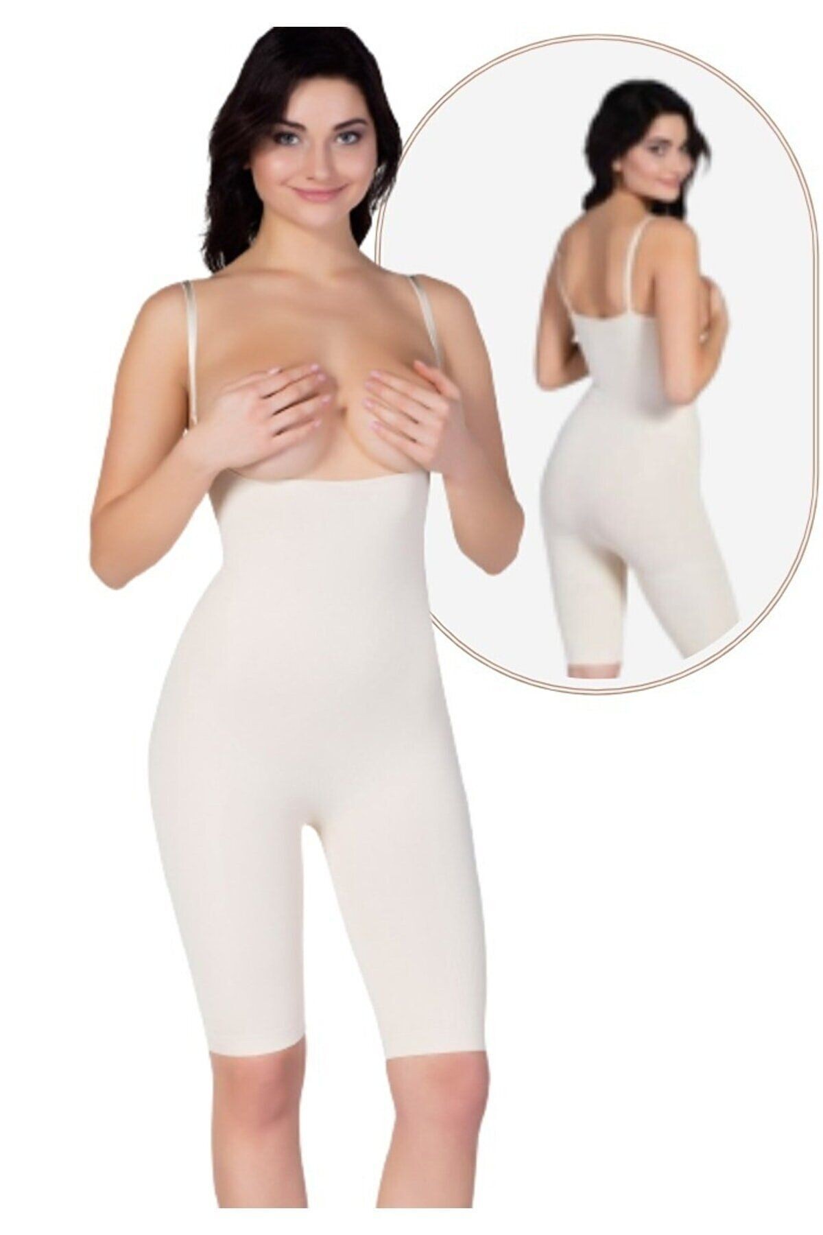 Kadın Slim Korse Basen Göbek Inceltici Body Korse Toparlayıcı Vücut Korse Gögüs Altı Tam Boy Korse