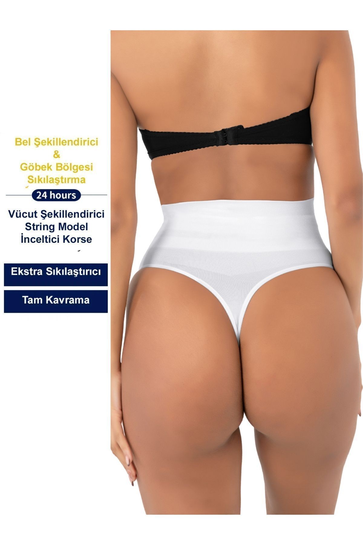 Kadın Normal Bel String Korse Dikişsiz Fit Rahim Toparlayıcı İnceltici Popo Külot Women