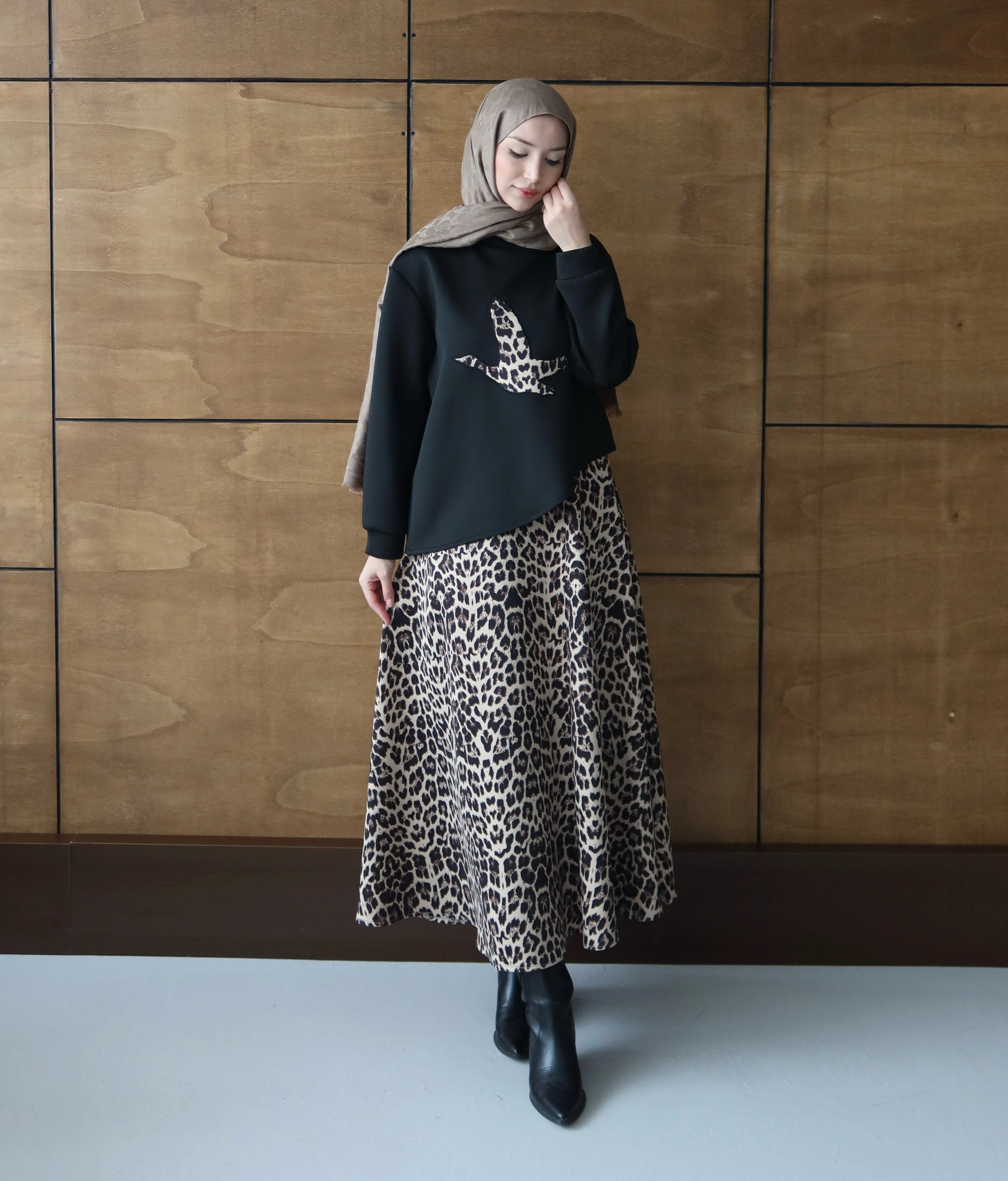 Emma Etekli Takım Siyah 