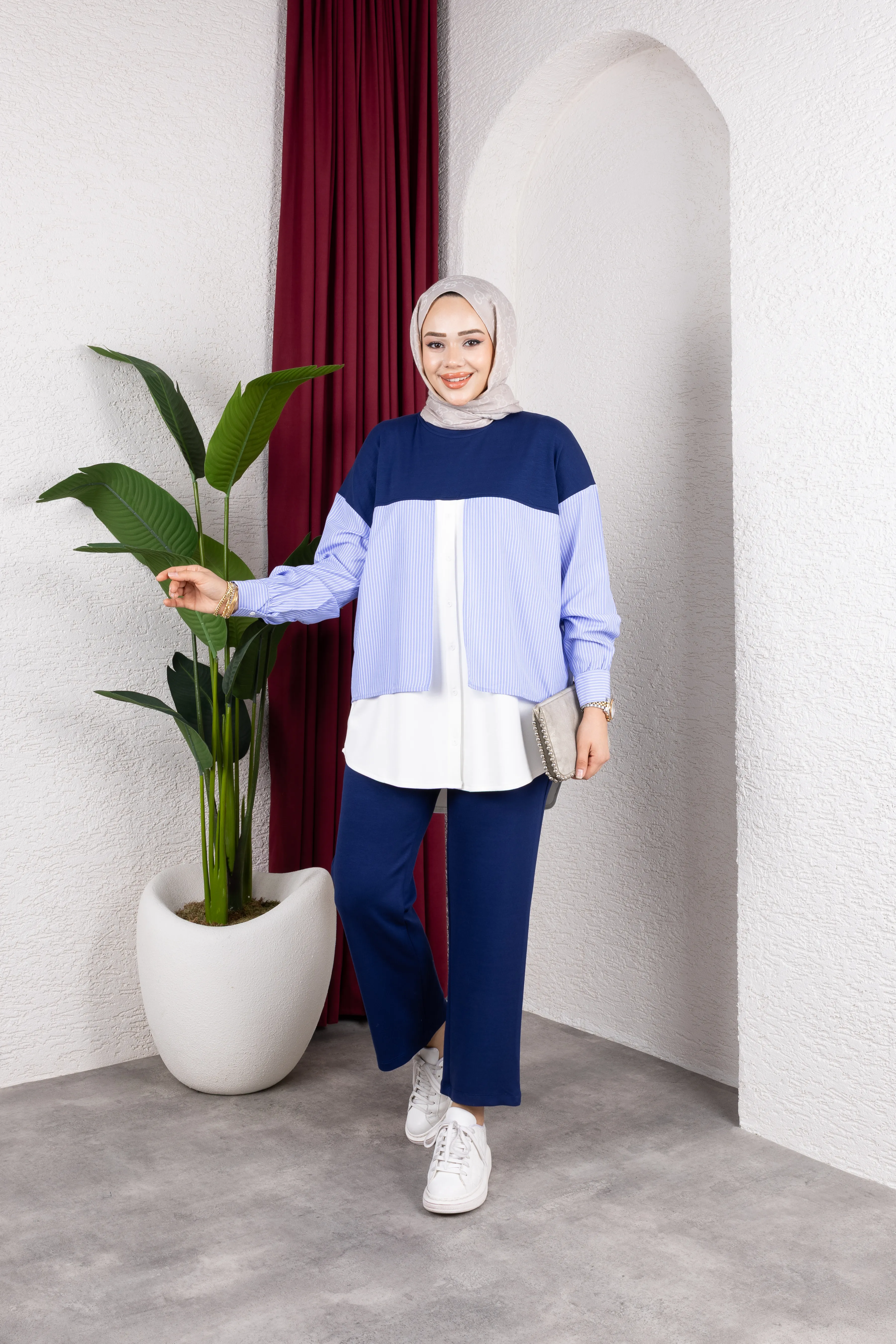 Gömlek Detaylı Premıum Takım 