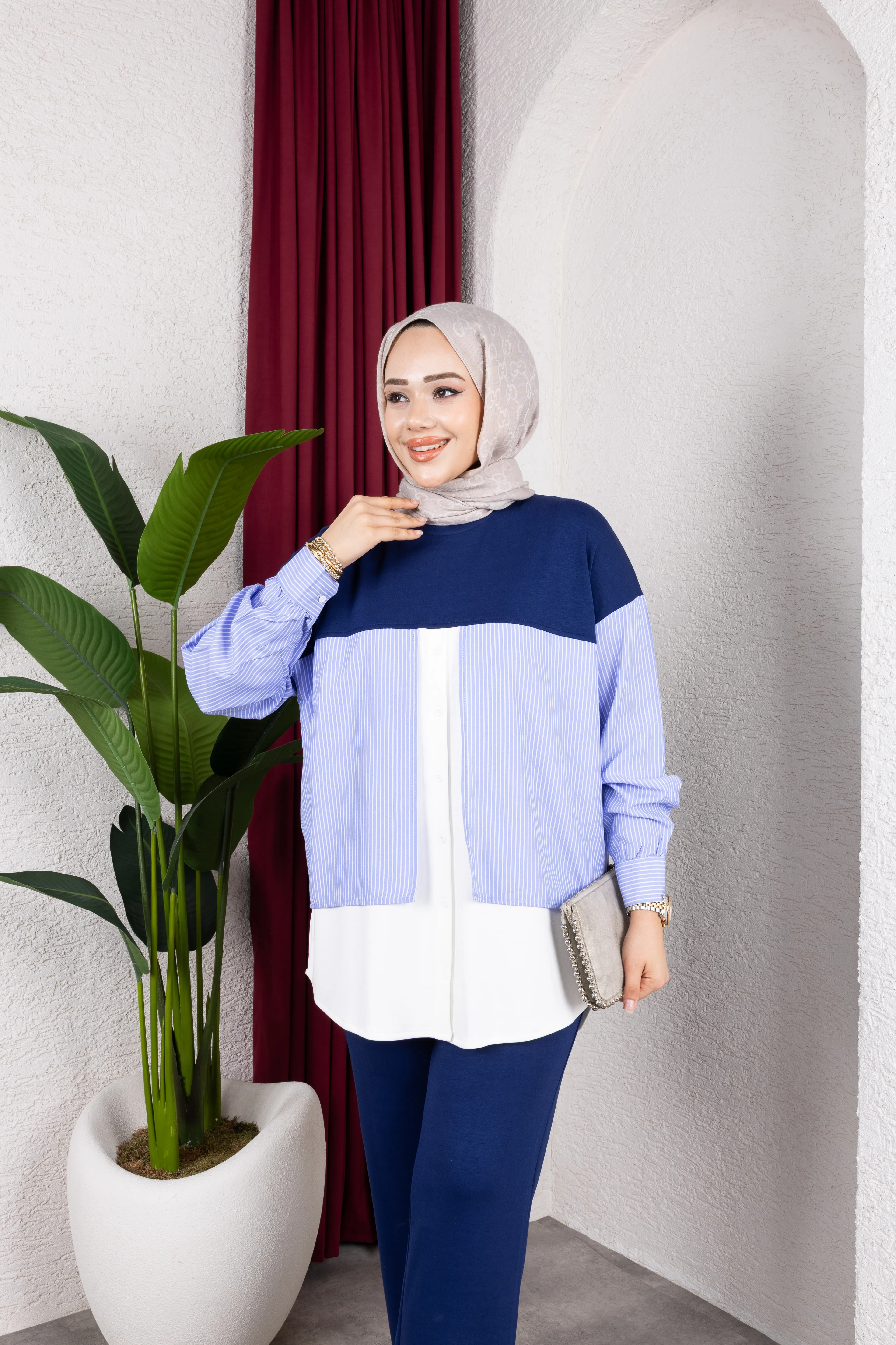 Gömlek Detaylı Premıum Takım 