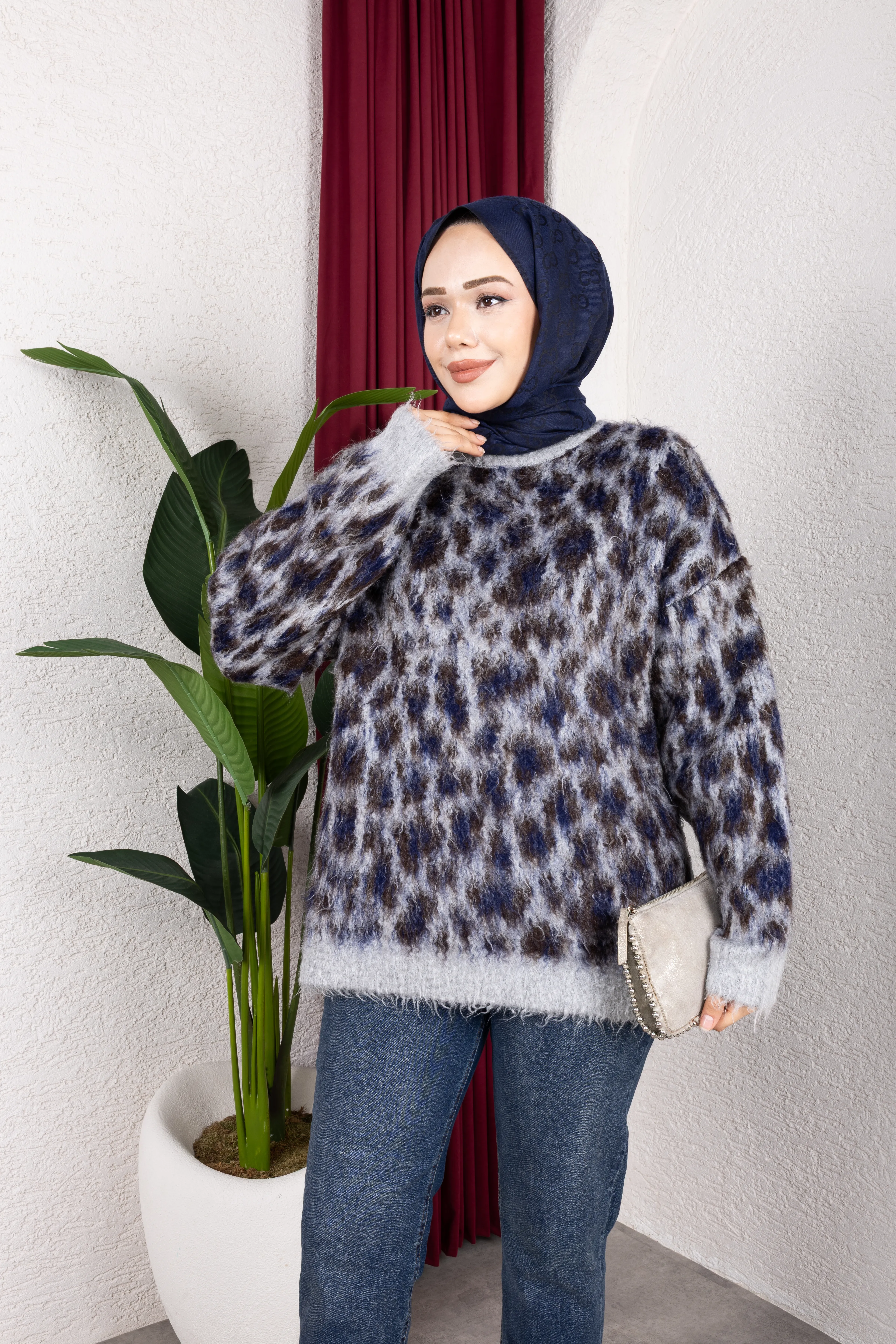 Leopar Kazak Lacivert