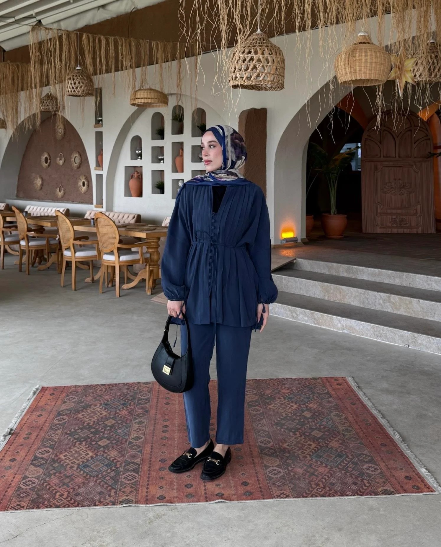 Boho Takım - Lacivert