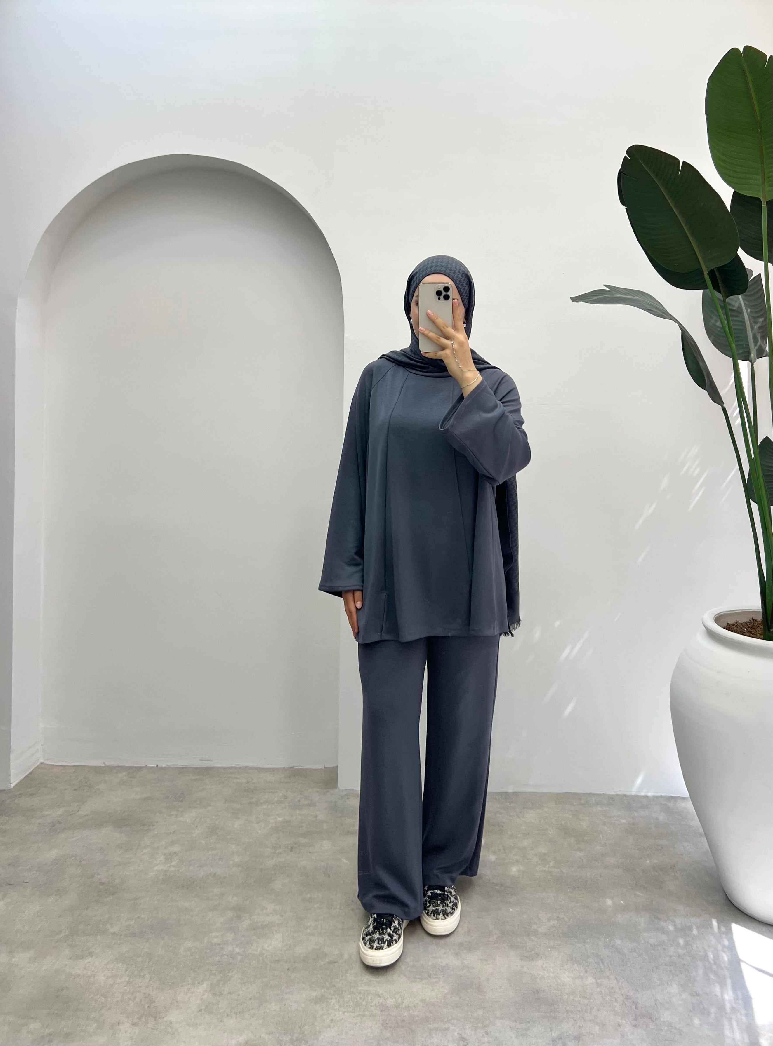 Bella Oysho Takım Antrasit