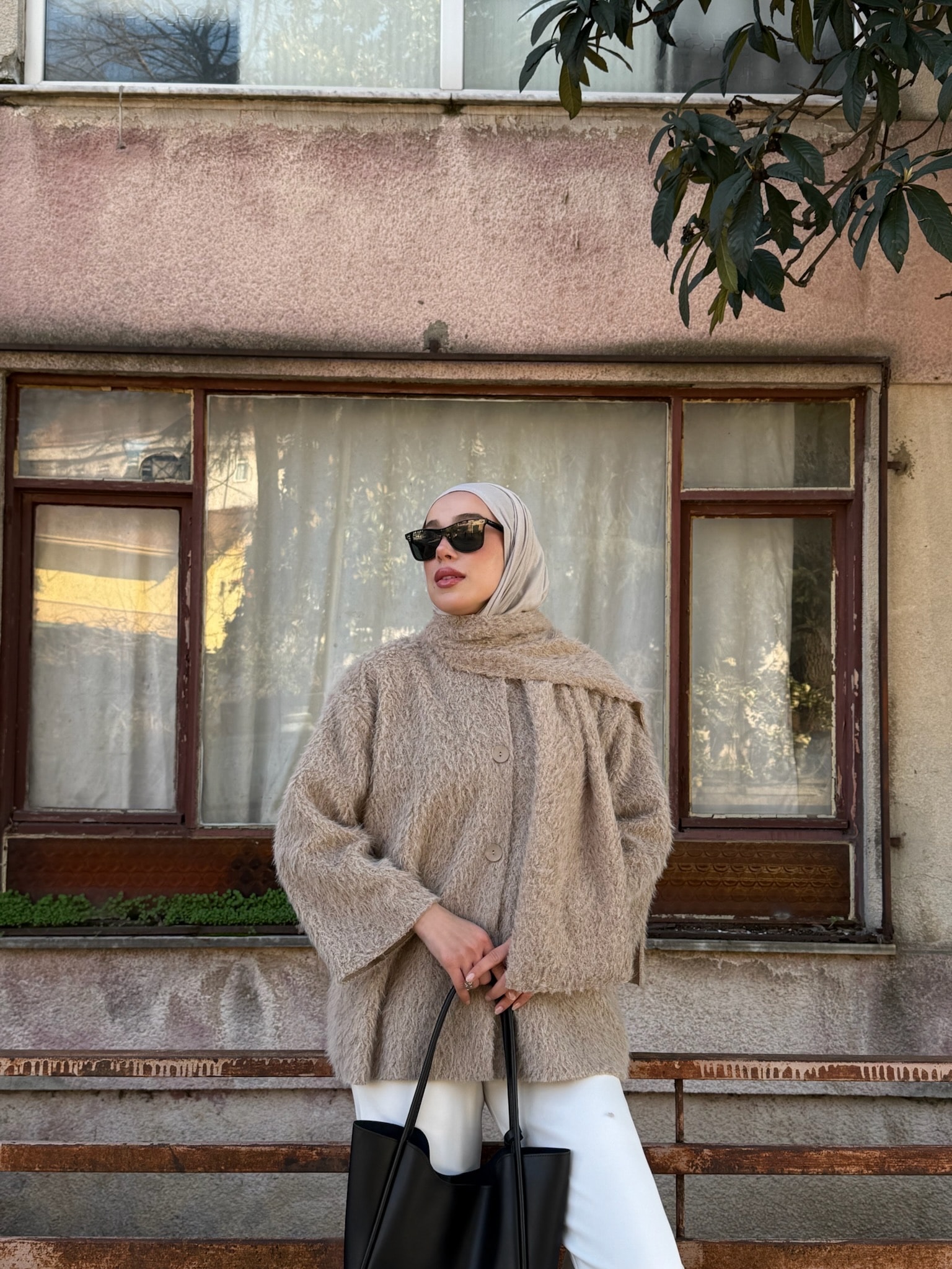 Puf Atkılı Ceket Karamel 