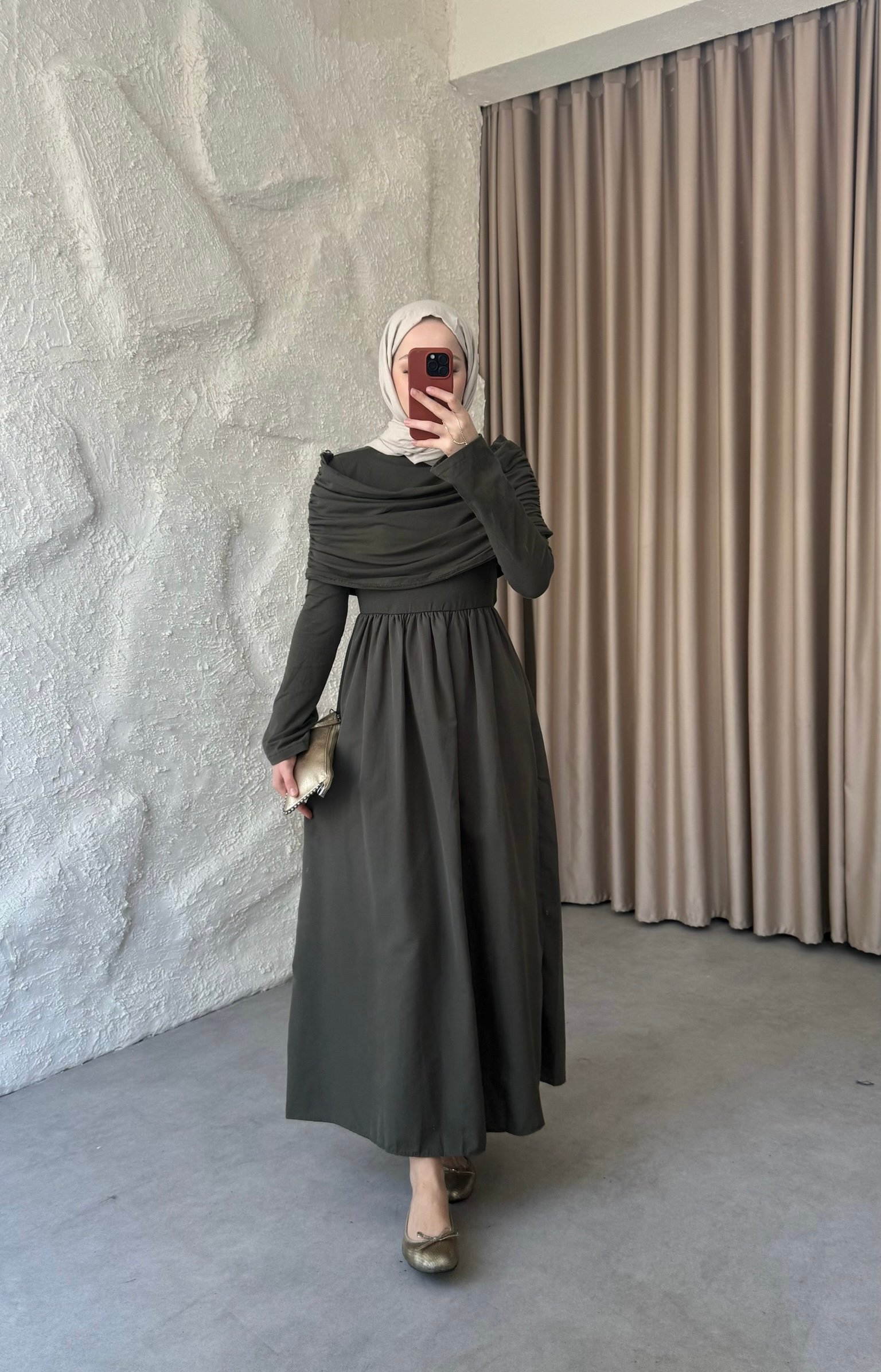 Drape Elbise