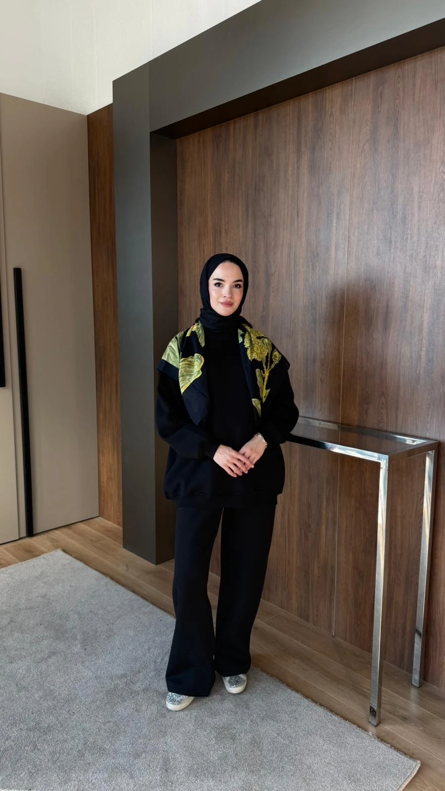 Lena Basic Eşofman Takımı Siyah