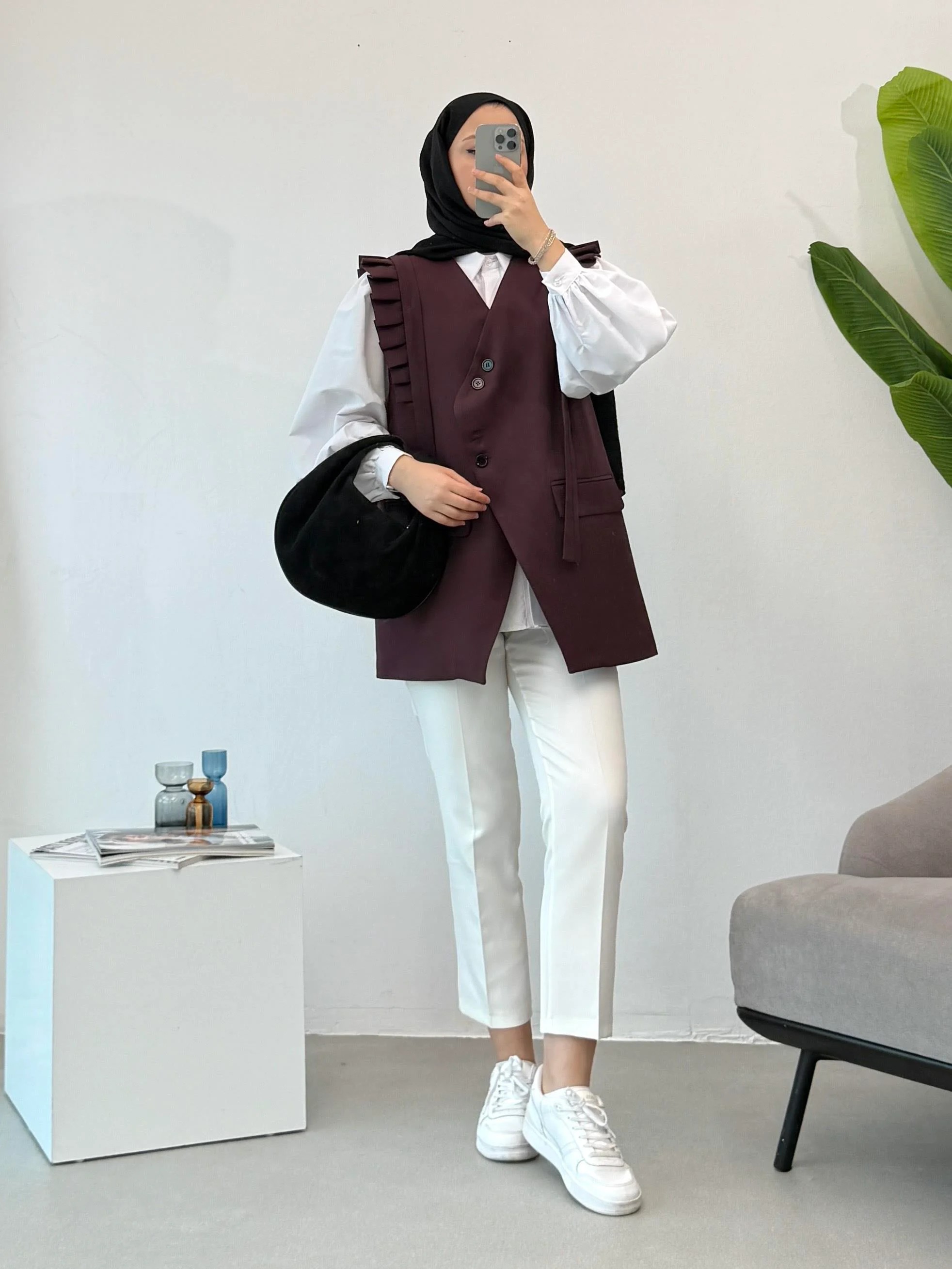 Stil Yelek  - Bordo